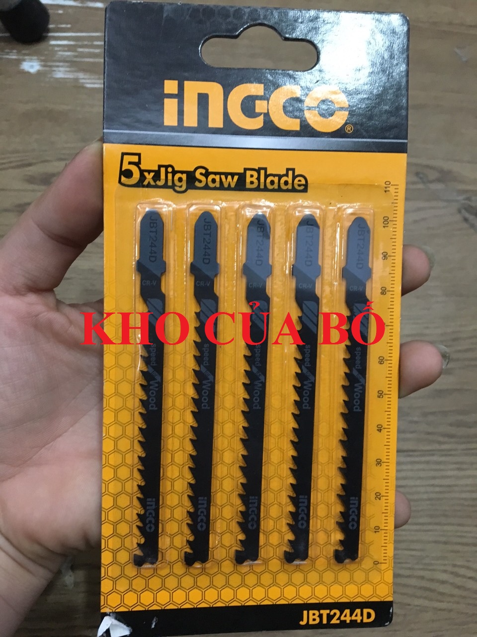 74mm bộ lưỡi cưa lọng gỗ 5 chi tiết ingco jbt244d