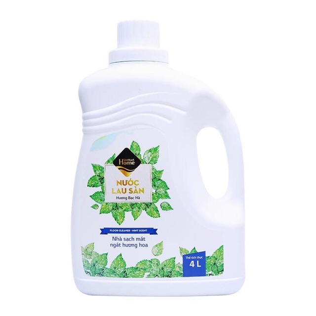 Nước lau sàn diệt khuẩn Bac Ha 4kg/bình Winmart Home 3,5L/túi giá rẻ