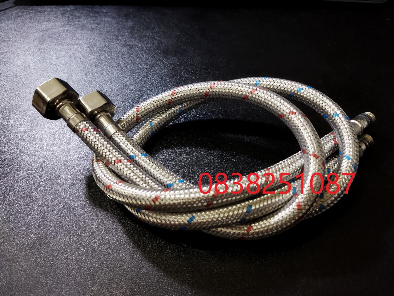 [HCM]Bộ 2 dây cấp nước inox nóng lạnh 60cm Chất Lượng Cao