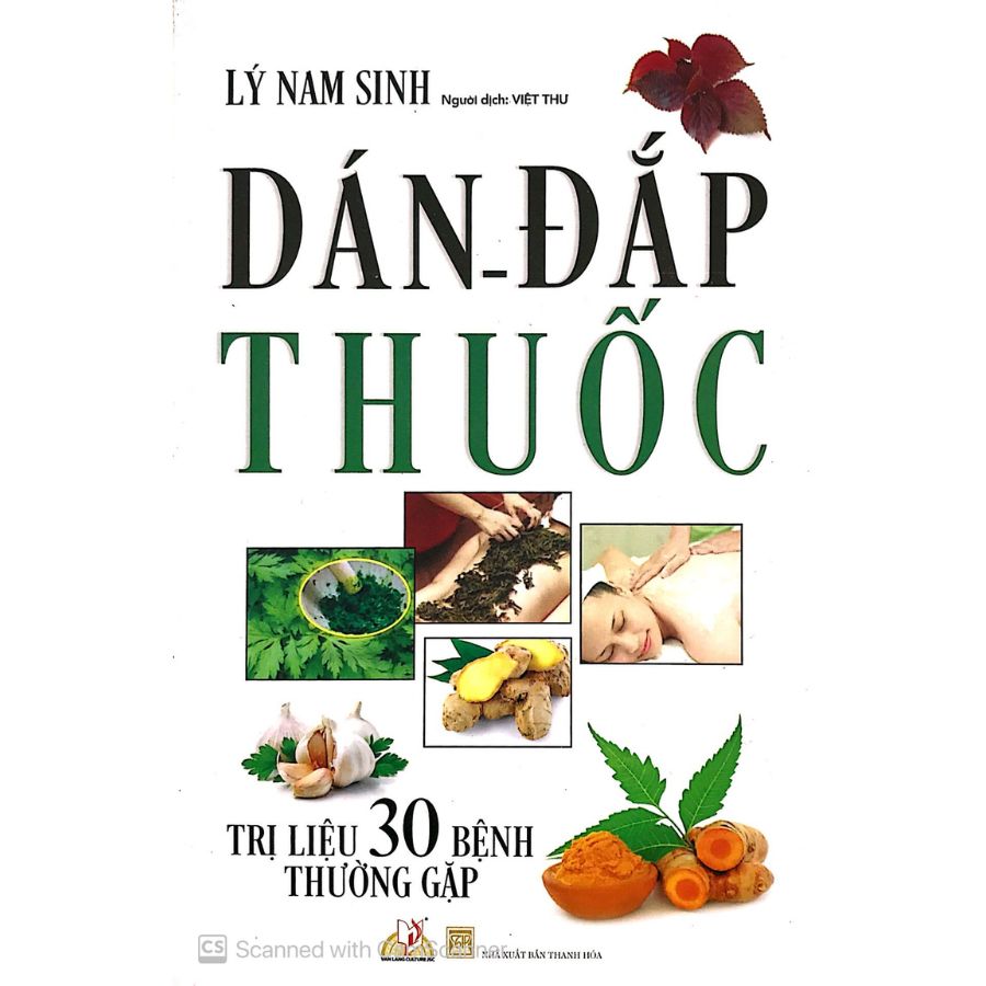 Sách - dán đắp thuốc - trị liệu 30 bệnh thường gặp -vanlangbooks