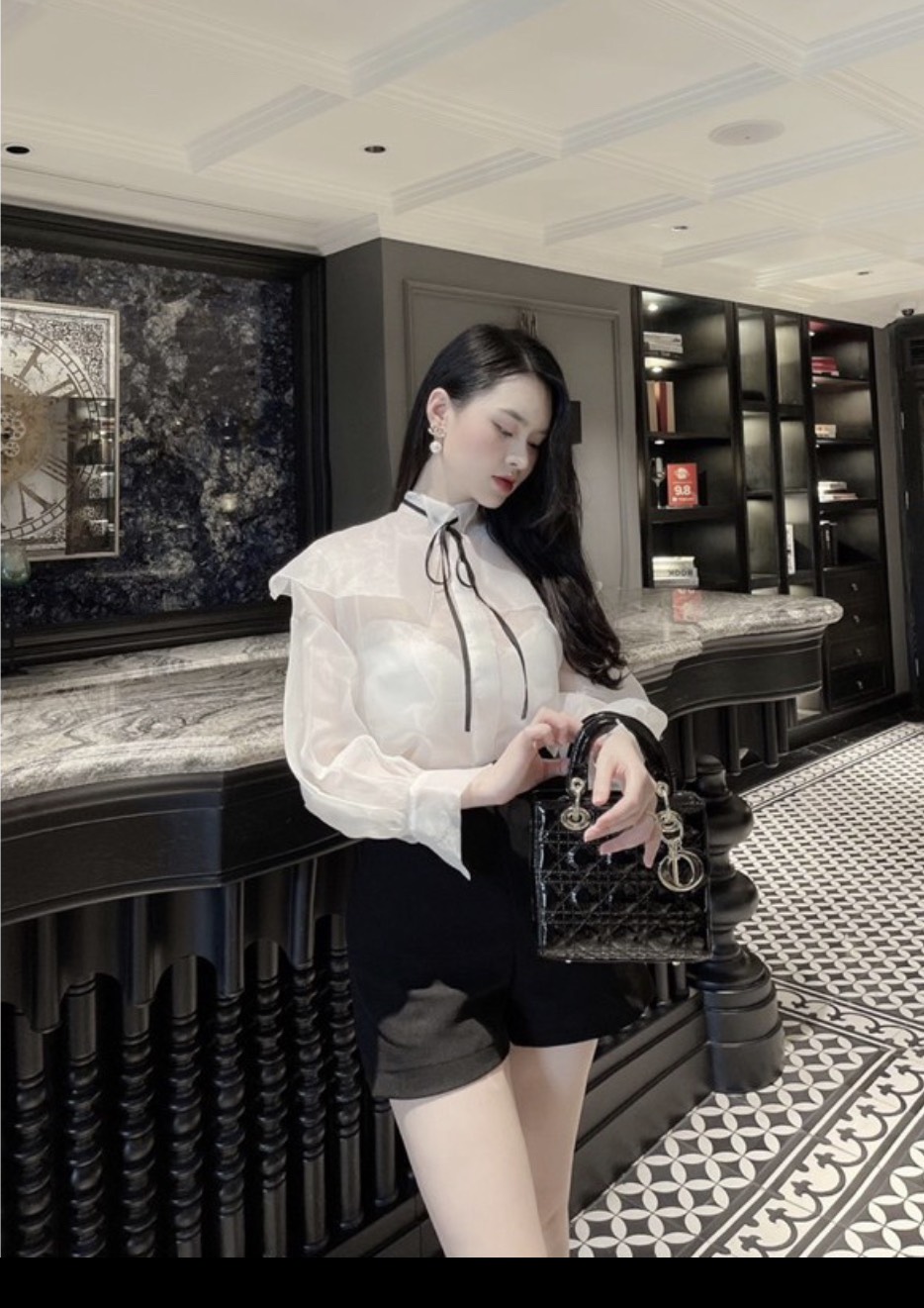 SET ÁO SƠ MI, QUẦN CẠP CAO, SET 3MÓN
