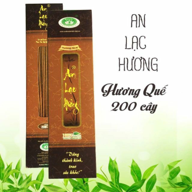 Nhang thảo dược sạch - an lạc hương quế 4 tấc