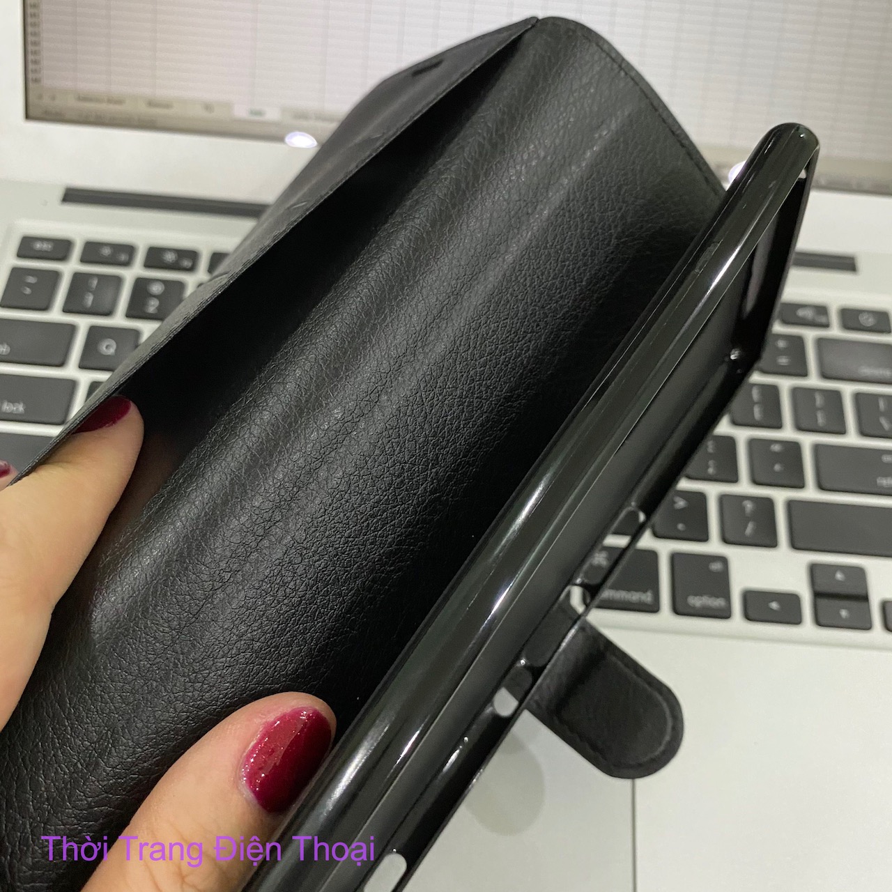 Sony Xperia-1 - Bao da điện thoại chất liệu PU