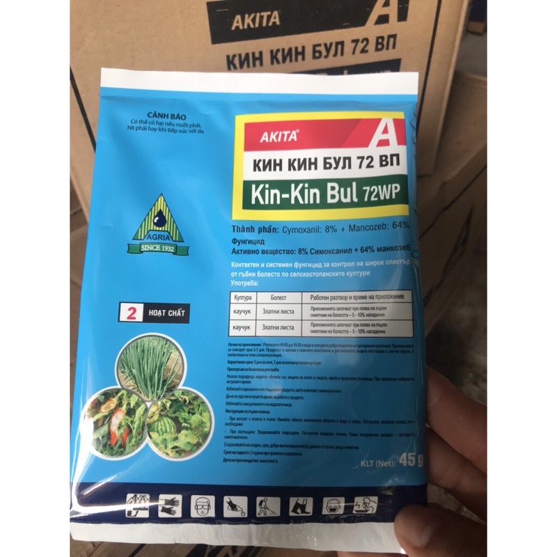 Thuốc trừ nấm Kin - Kin Bul 72WP Gói 45Gram