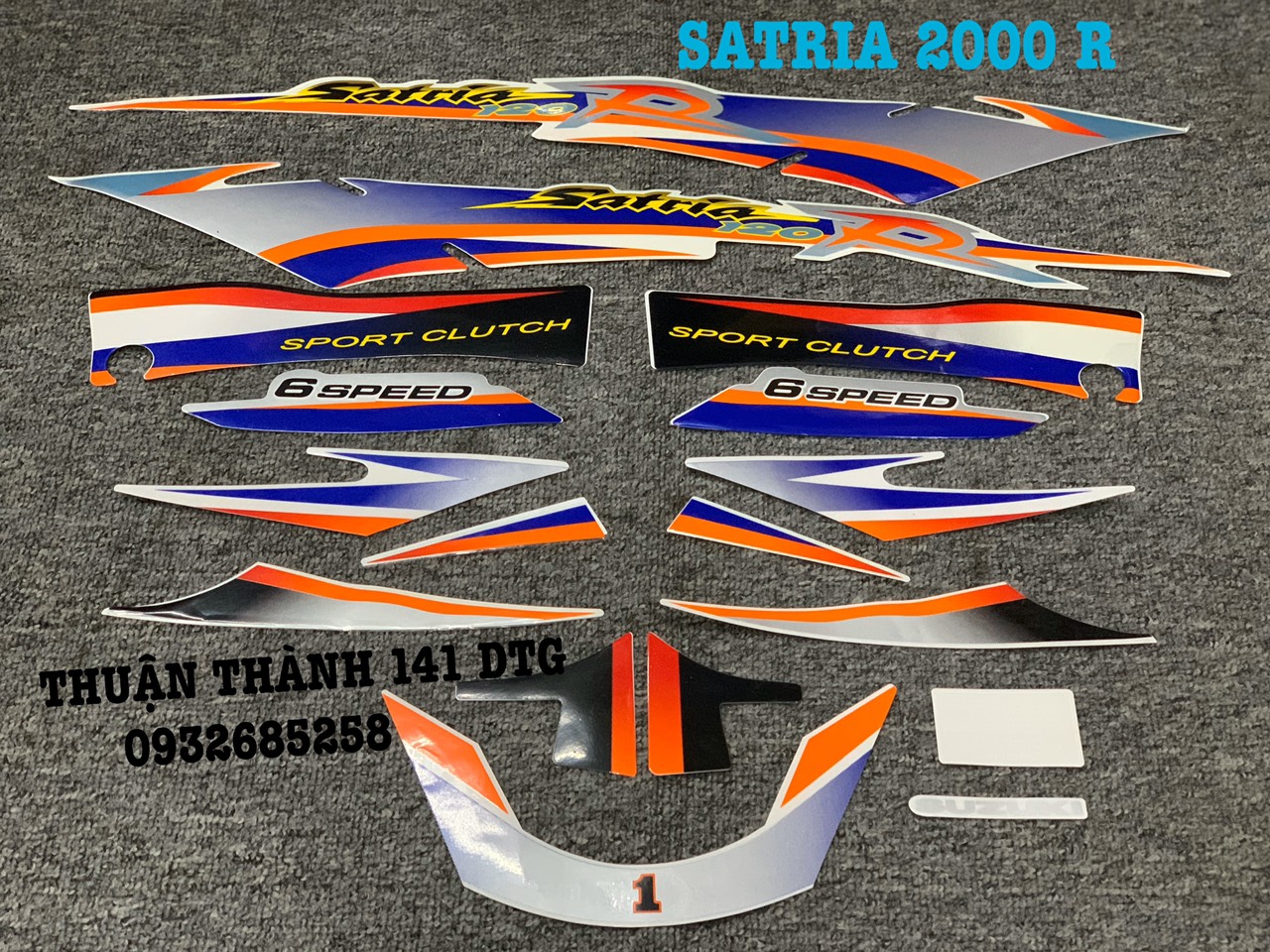 TEM SATRIA 2000 - TEM R -  TEM 3 LỚP