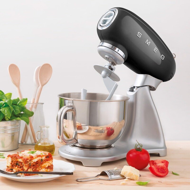 Máy Đánh Trứng Trộn Bột Đa Năng Smeg, Smeg Mixer, Công Suất 800W, Dung Tích 4.8L, Nhập Đức, Bảo Hành 12 Tháng