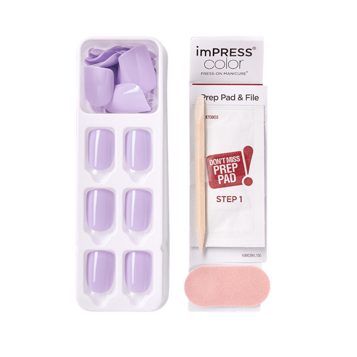 [IMPRESS] COLOR PRESS-ON MANICURE PICTURE PURPLECT