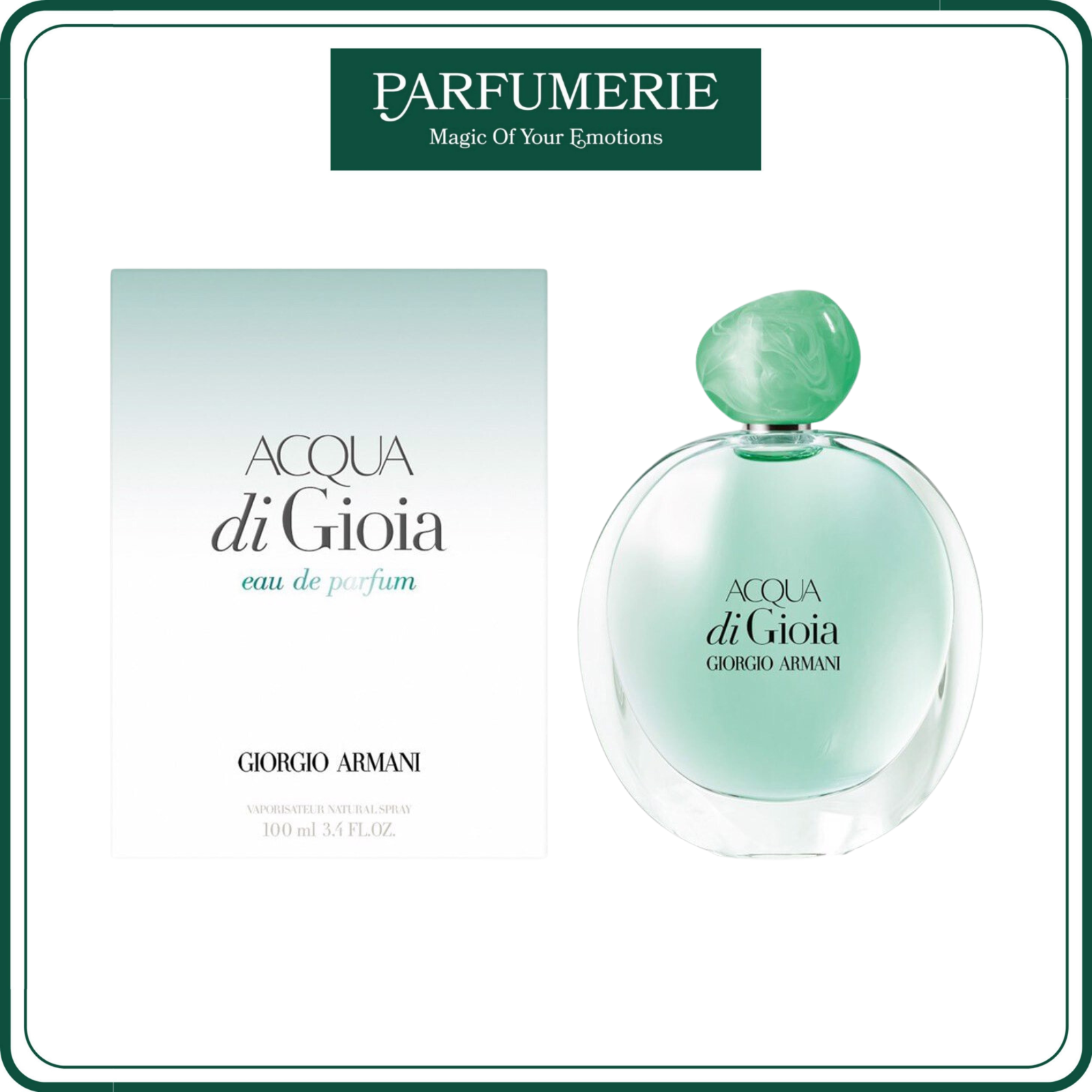 Giò Xanh nữ Gioia EDP; Nước hoa nữ Tươi mát, Thanh lịch, Quyến rũ