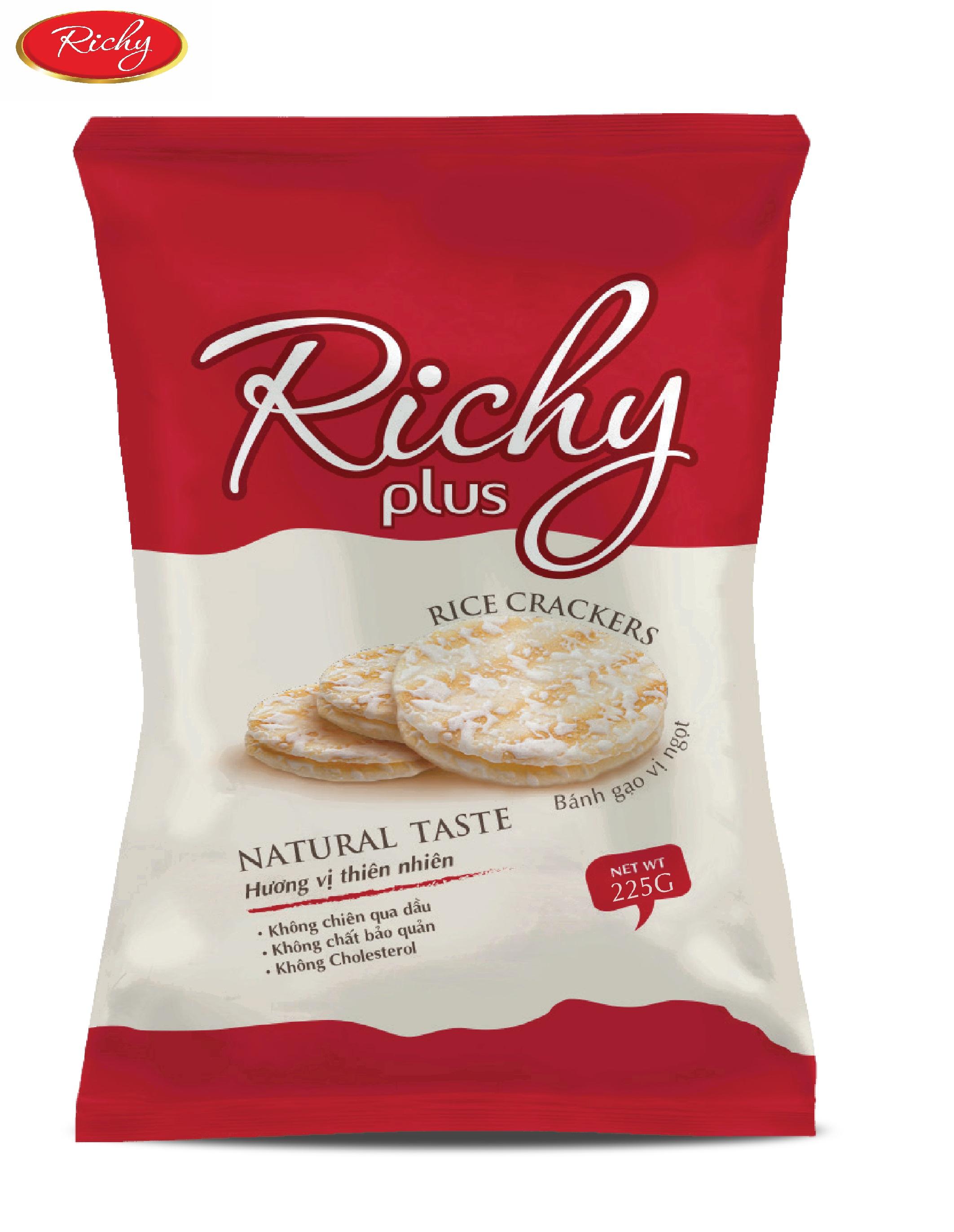 Bánh gạo Richy Plus vị ngọt 135g