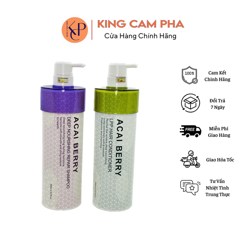 Dầu gội xả ACAI BERRY 950ml (pháp)