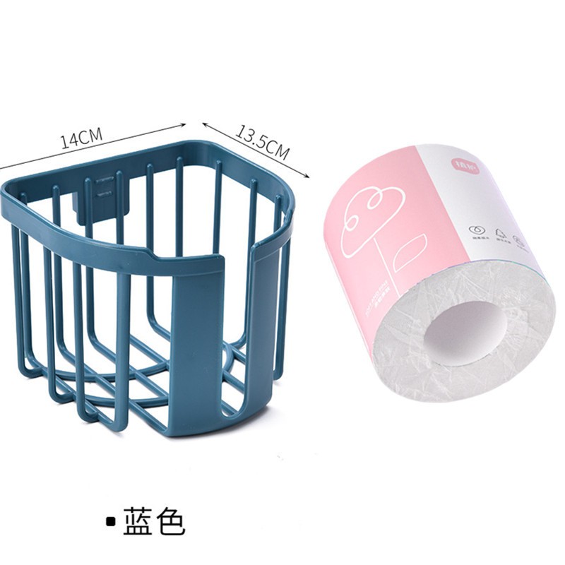 HỦ ĐỰNG GIẤY VỆ SINH DÁN TƯỜNG ( MÀU NGẪU NHIÊN )