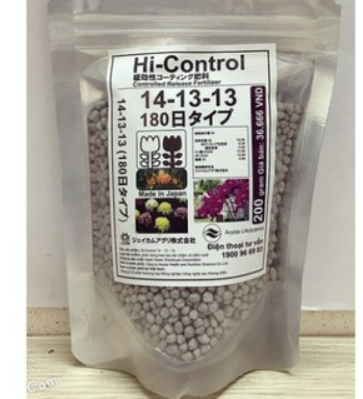 Phân Chì Tan Chậm Nhật Bản 14-13-13 Hi Control Gói 200Gr 5.0( gói tem)