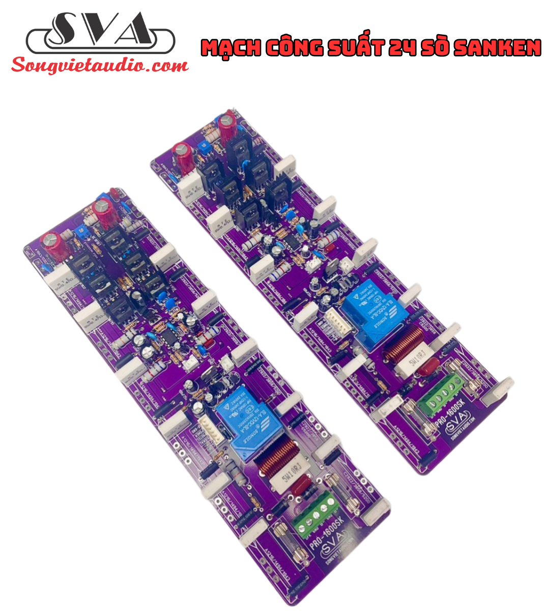MẠCH CÔNG SUẤT 24 SÒ SANKEN - PRO 1600SK