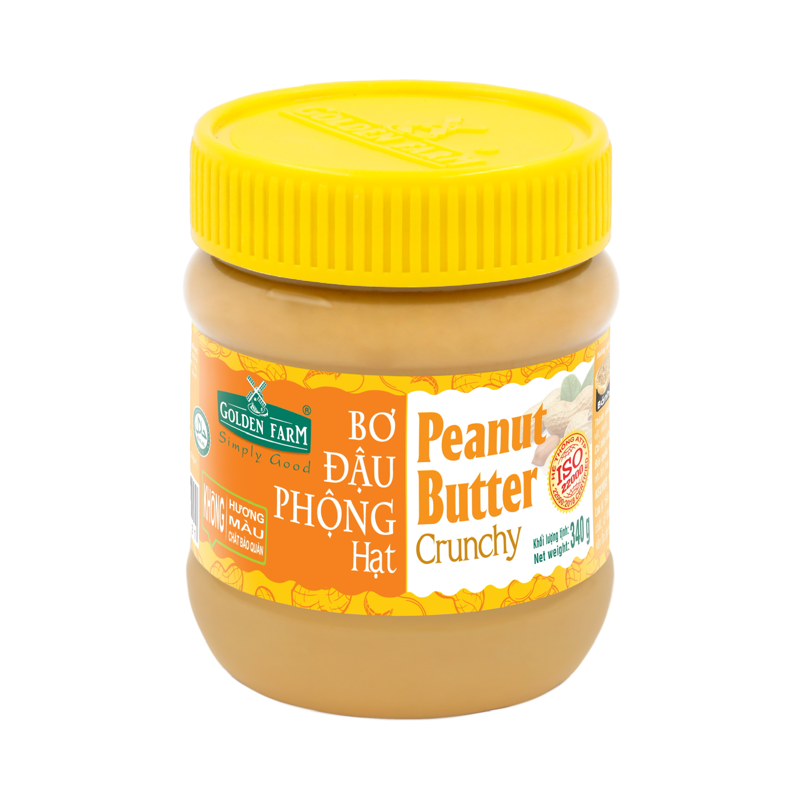 BƠ ĐẬU PHỘNG HẠT GOLDEN FARM 510GR