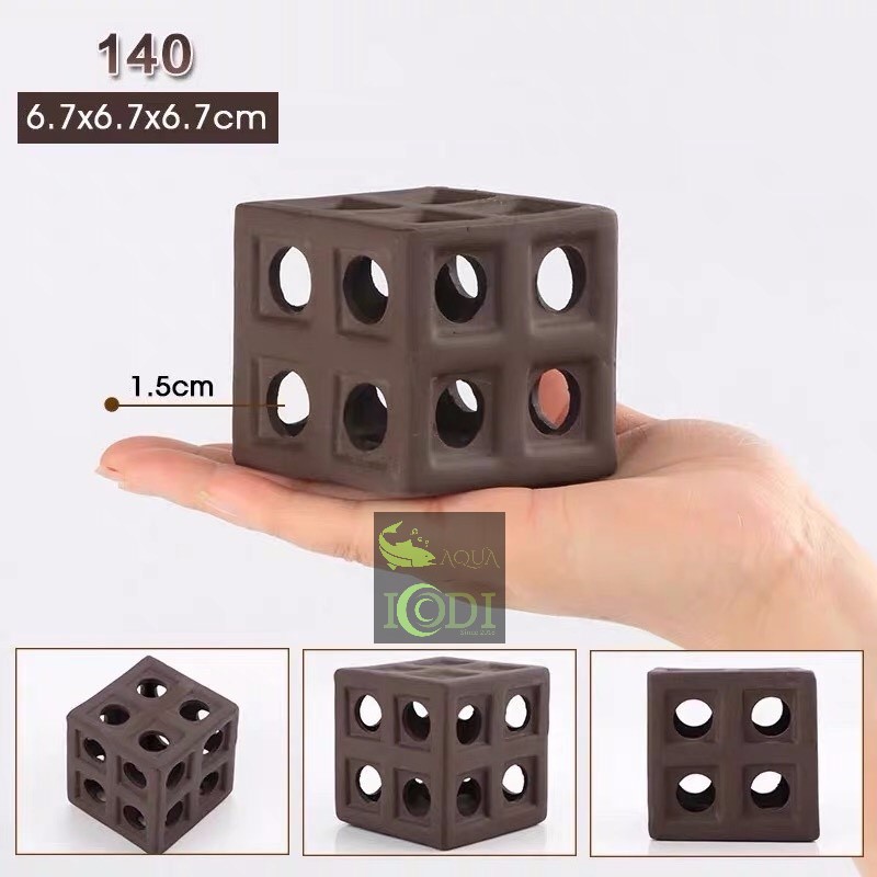 Đồ chơi bằng gốm cho tép cảnh cá cảnh