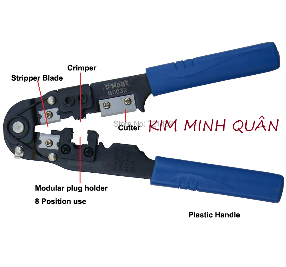 Kìm Bấm Mạng 8P 8C B0032 CMart