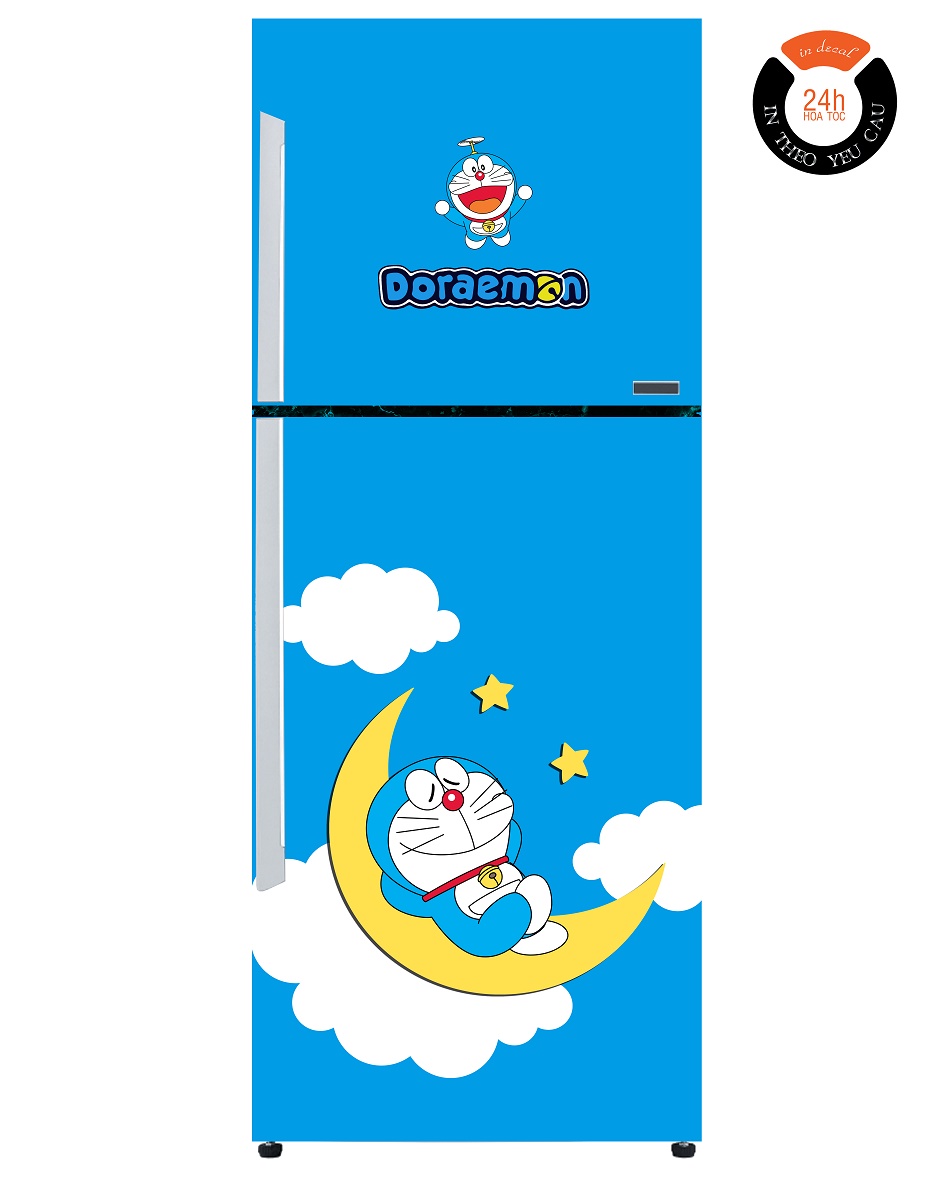 [HCM] Decal Dán Tủ Lạnh DOREMON NHIỀU MẪU - THUTHAODECOR