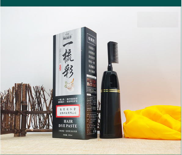 Lược nhuộm tóc đen sba hair dye paste 200ml
