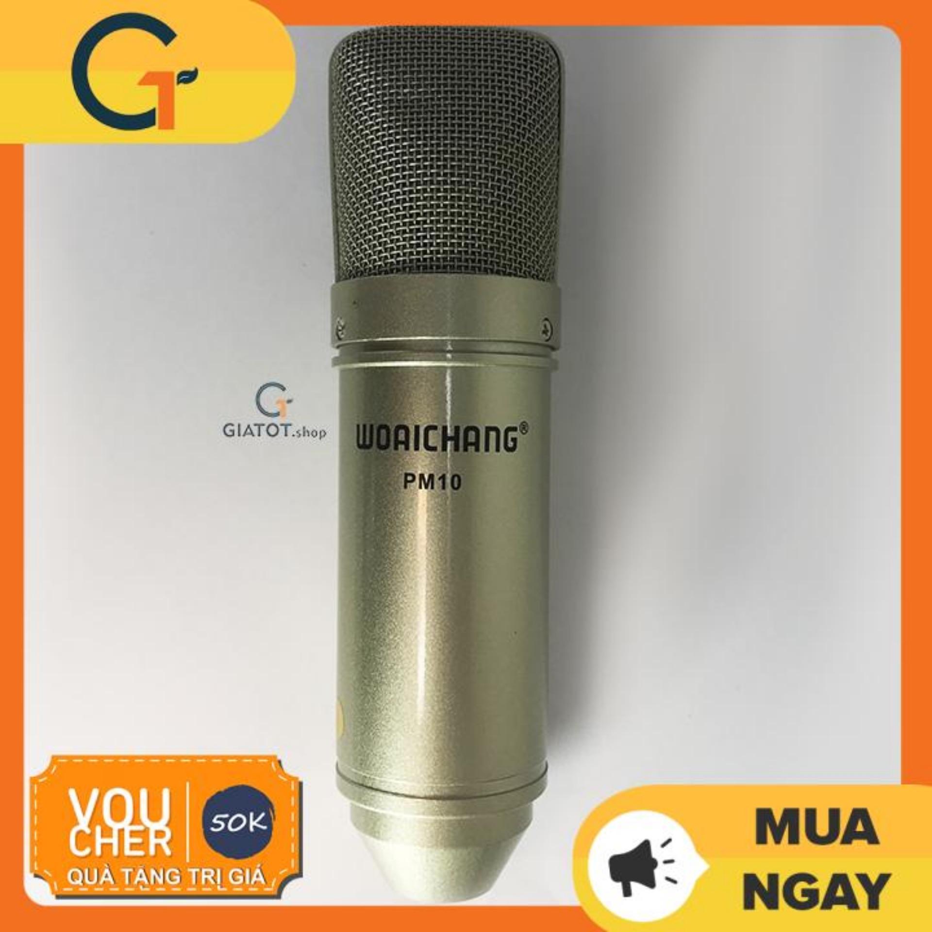 Micro thu âm Studio Woaichang PM10 cao cấp