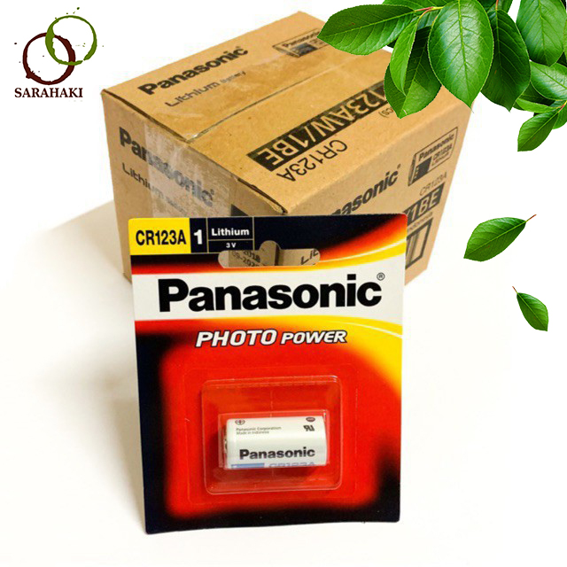 Pin CR123 Panasonic Lithium 3V (1 vỉ 1 viên), Pin máy ảnh Cr123A chính hãng