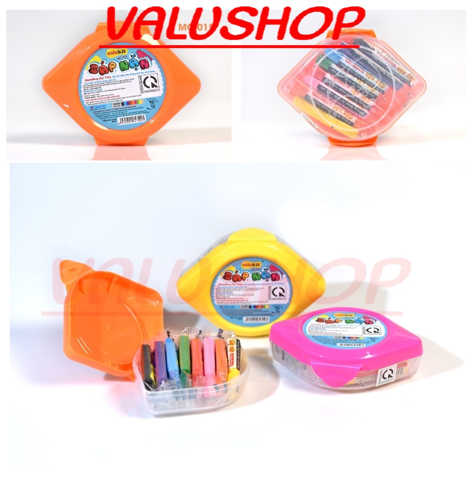 Hộp Đất sét - Sáp nặn Thiên Long Colokit 8 màu MC-015