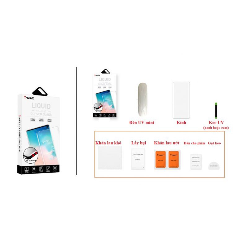 Cường lực full UV Samsung Note 20 Ultra