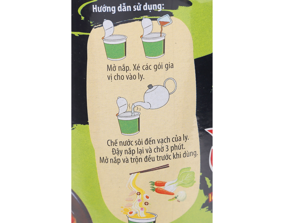 Thùng 12 ly mì chay A-One 65g
