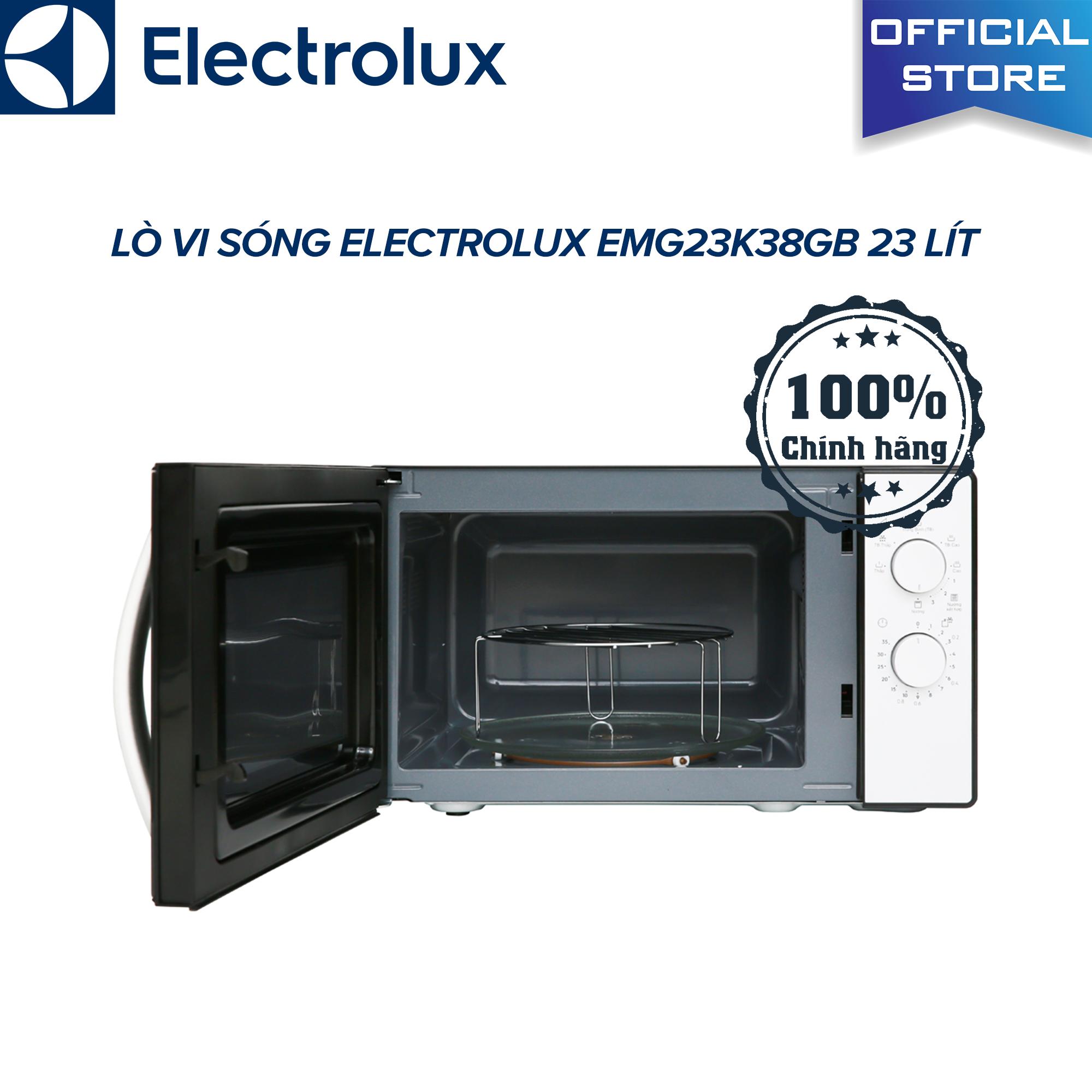 [HCM]Lò vi sóng Electrolux EMG23K38GB 23 lít