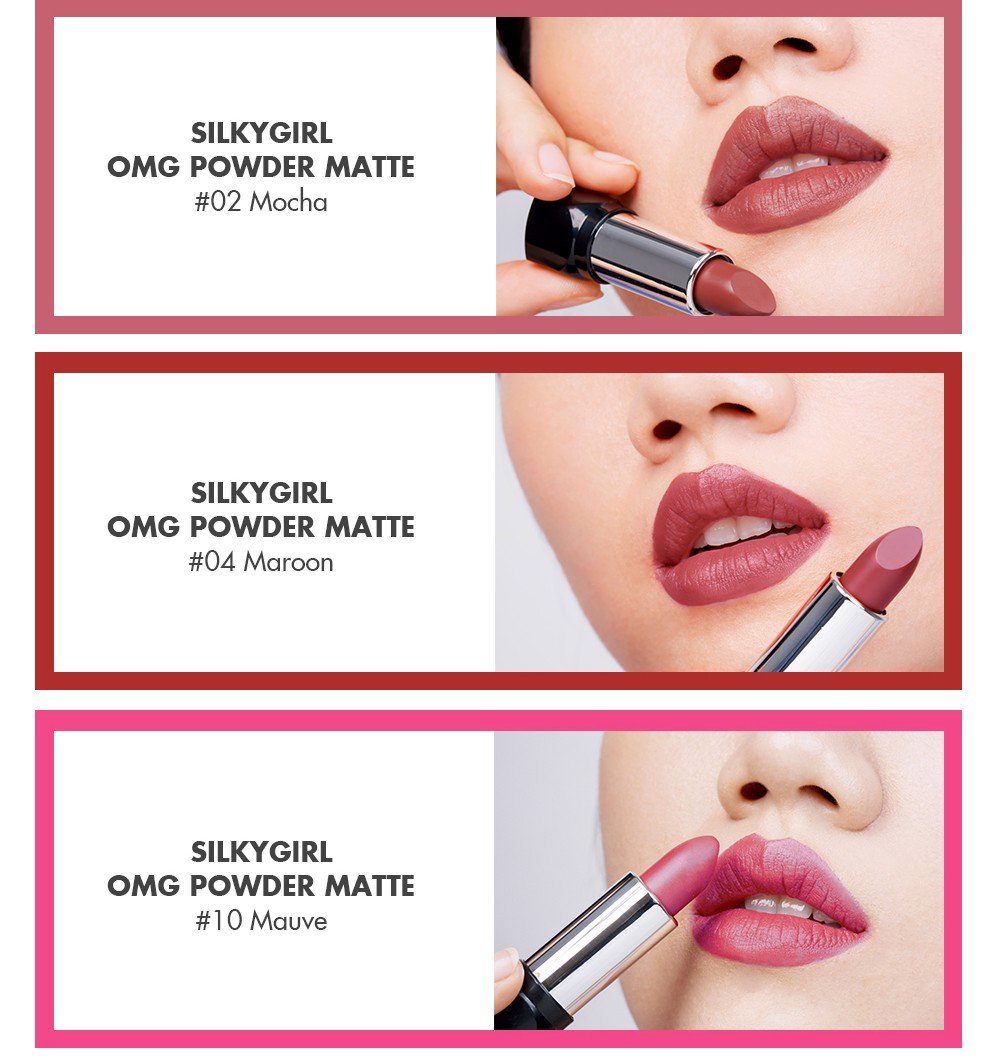 Son Lì Siêu Mịn Silkygirl Omg