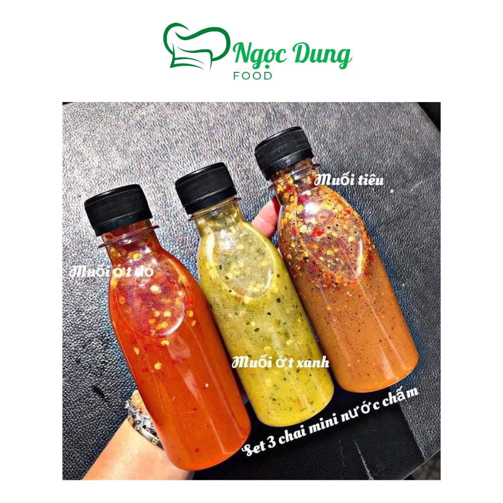Set nước chấm hải sản 3 vị 3 chai mỗi chai 100ml