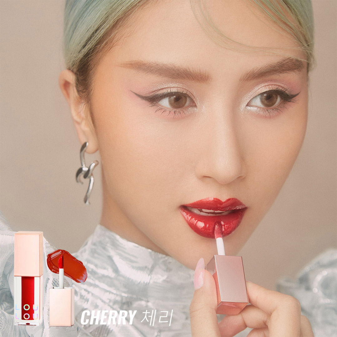 Son tint Loulou màu 03 Đỏ cherry  3g