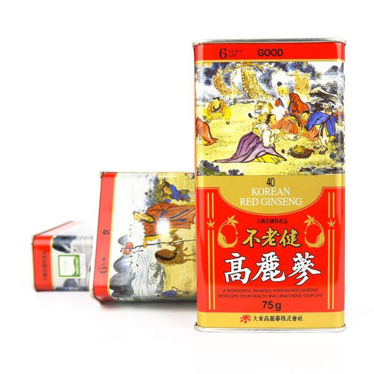 Sâm củ khô Daedong hộp thiếc 600gr