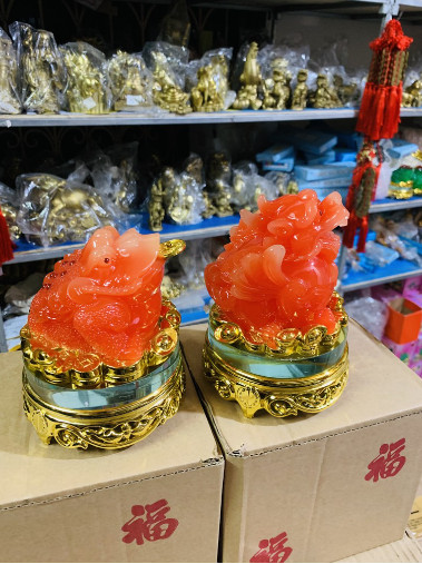 Cóc (Thiềm Thừ)/ Tỳ hưu Ngọc Phong Thủy Đế Kiếng Xoay