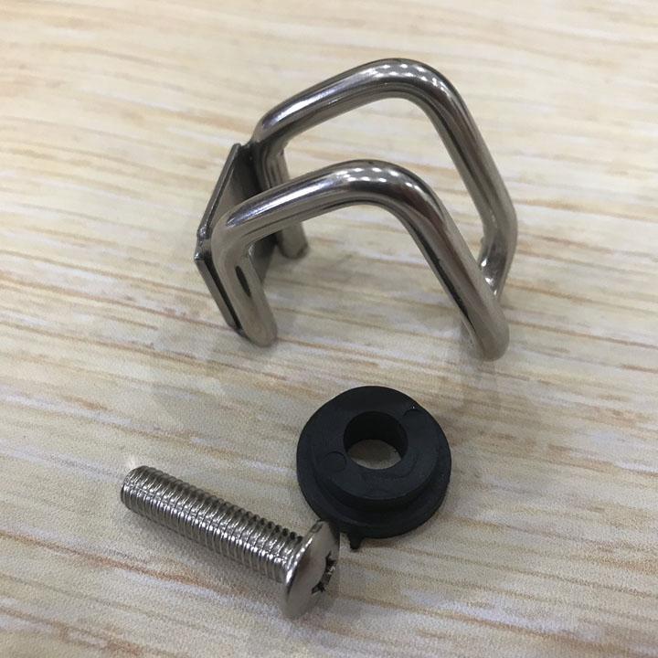 Móc treo đồ chữ U inox gắn xe máy