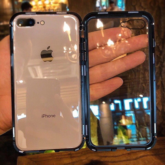 ♥️ Ốp Iphone lưng kính Nam châm Shengo ♥️