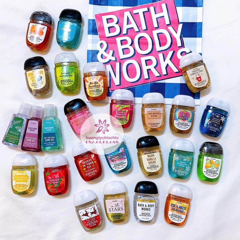 Gel rửa tay khô Bath and Body Works 29ml