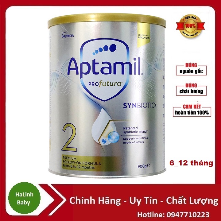 Sữa bột aptamil úc 1 2 3 900g