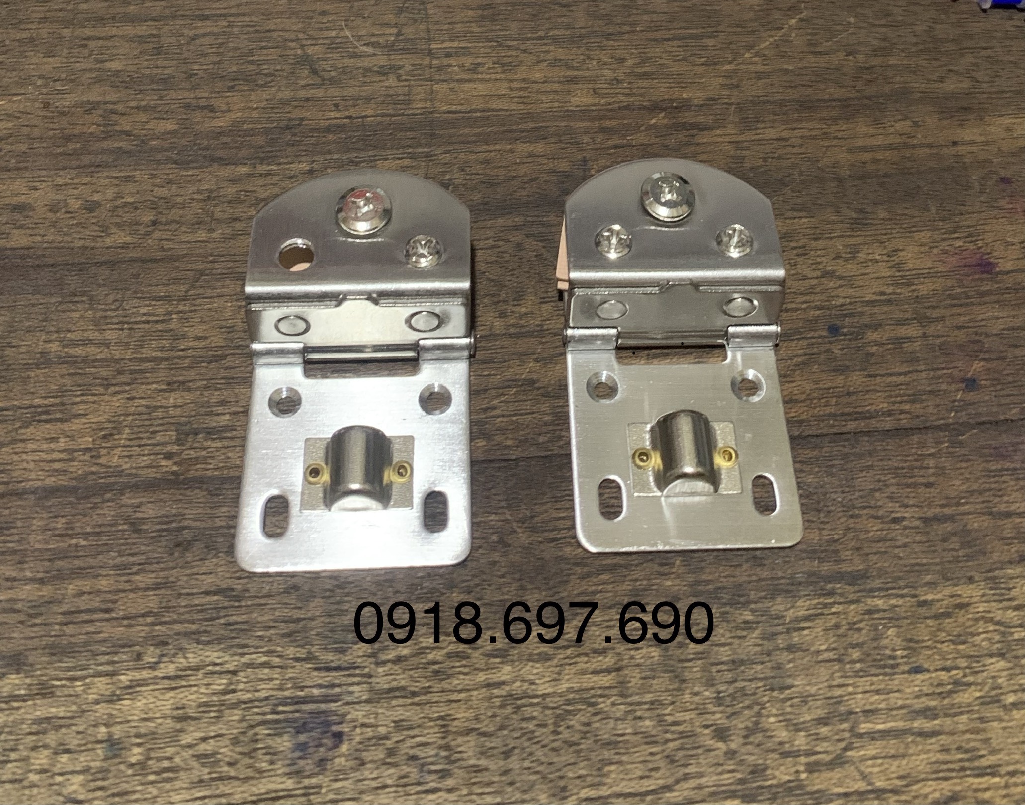 [HCM]Bản lề Inox cửa tủ kính 10-12mm