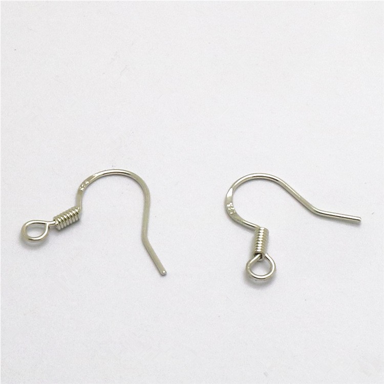 Móc hoa tai bạc để làm đồ handmade DIY - CB470