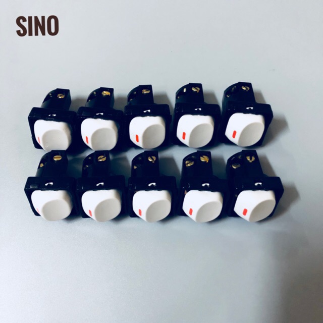 [HCM]Combo 10 hạt công tắc 1 chiều SINO