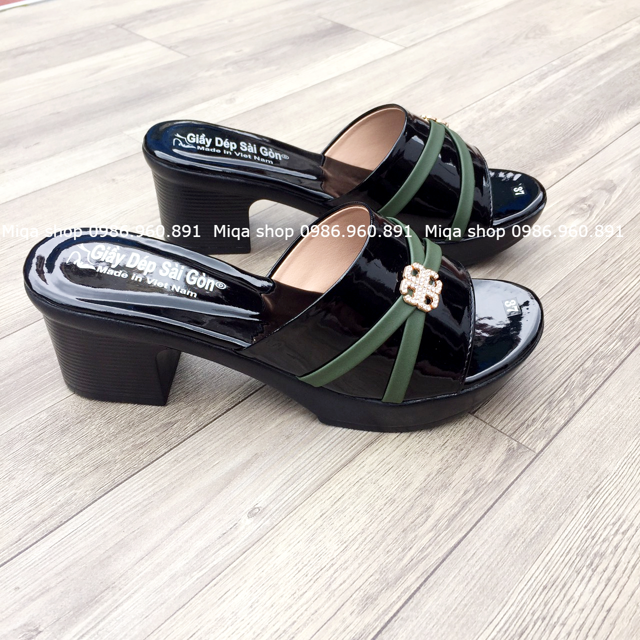 (Size 36-41) Dép 5p quai ngang cho mẹ cho bà
