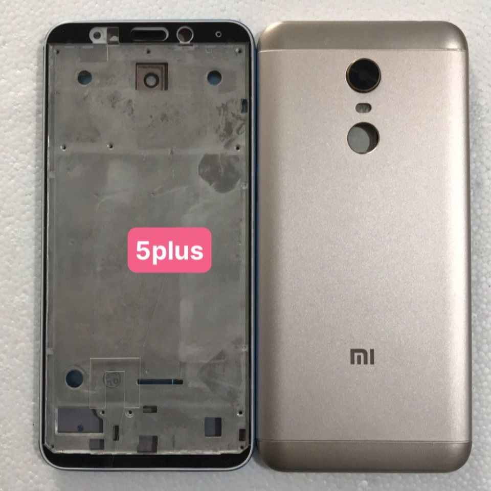 Bộ vỏ sườn xiaomi Redmi 5 plus (gồm lưng,sườn,nút bấm, kính camera)