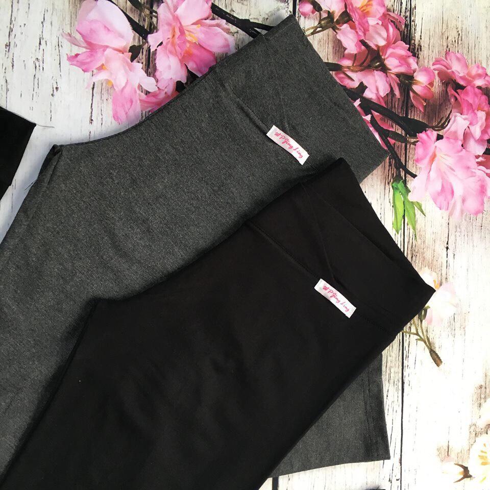 Quần legging bầu cạp chéo