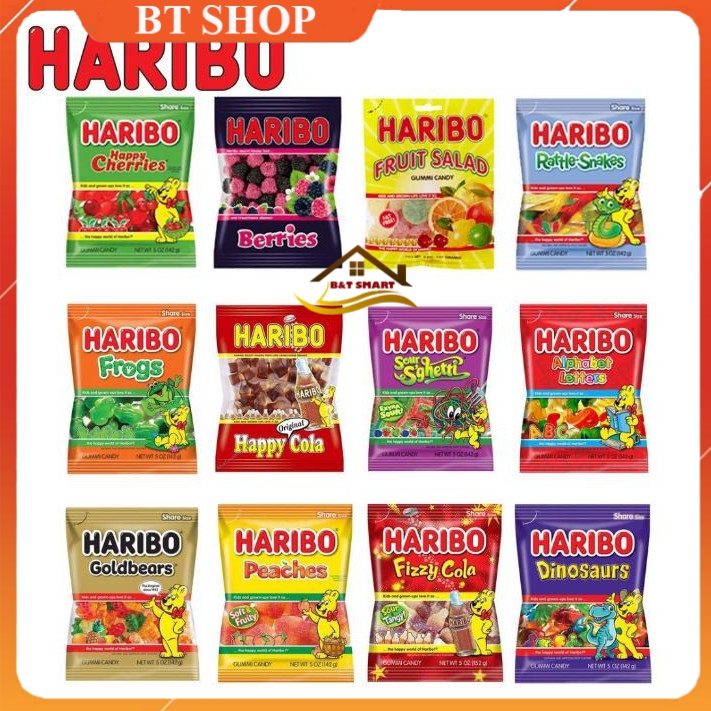 Kẹo dẻo Haribo ( nhiều vị ) của Đức 80g