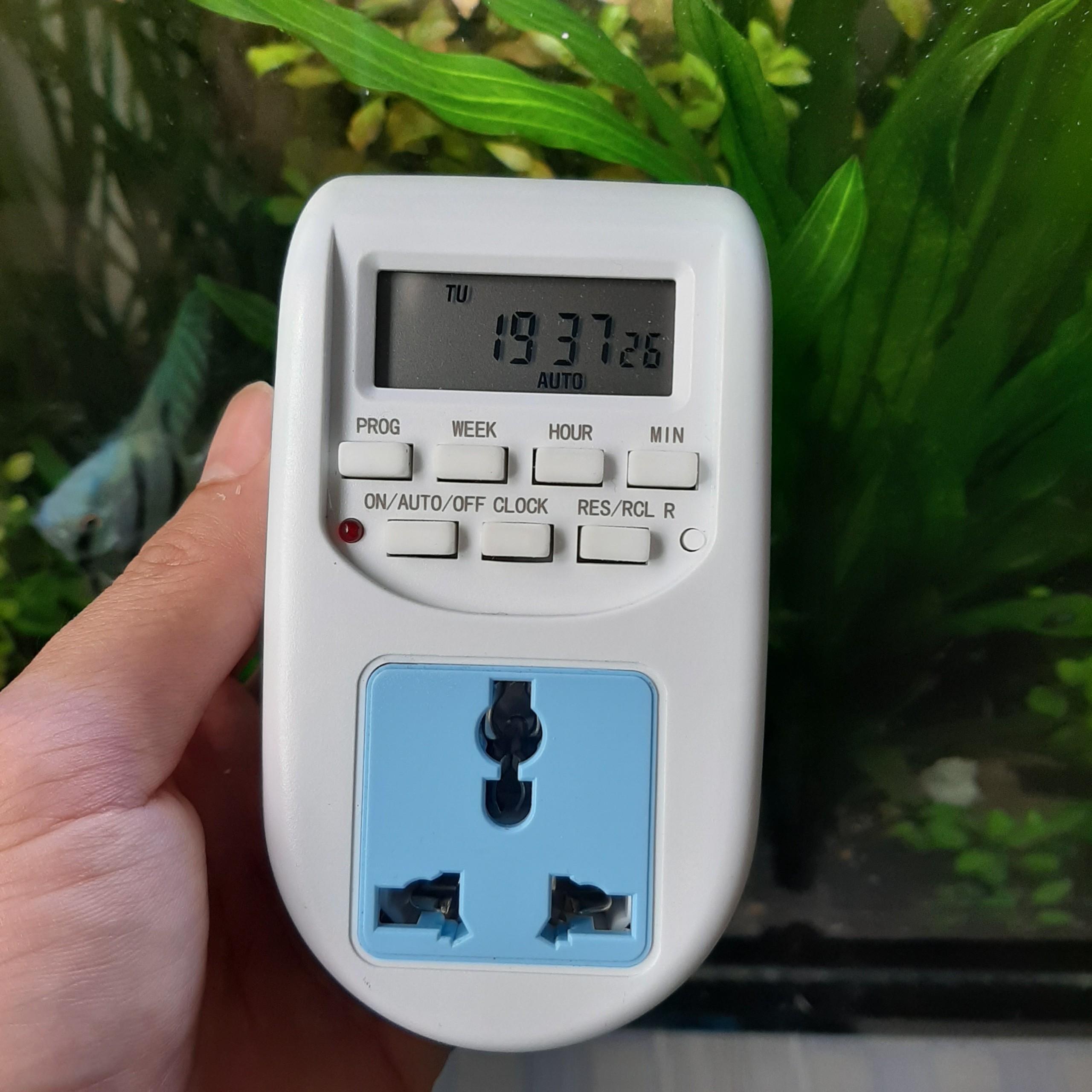 [Lấy mã giảm thêm 30%] Hẹn Giờ Điện Tử Cho Bể Cá  Thuỷ Sinh - Timmer 24h
