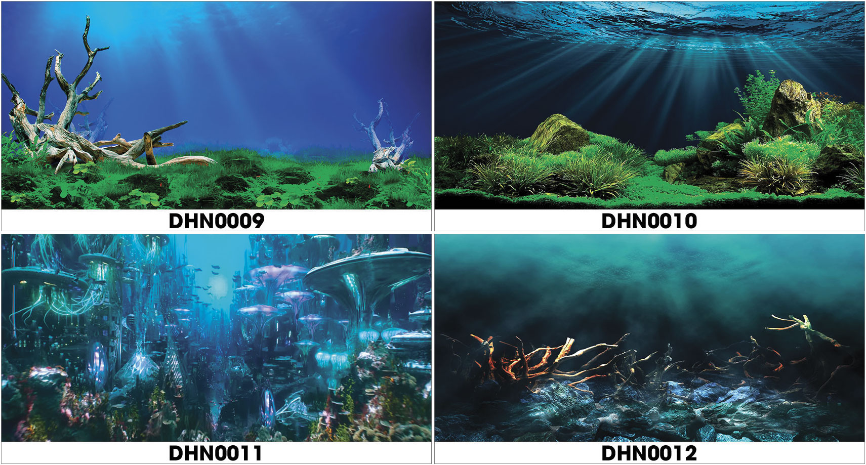 Tranh 3D hồ cá - DHN