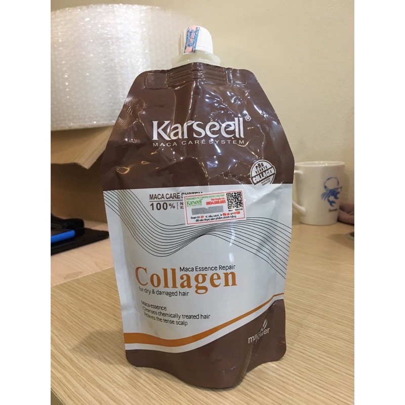 [ Hàng Rẻ Loại 1 ] Kem ủ tóc Karseell Maca Power Collagen 500ml