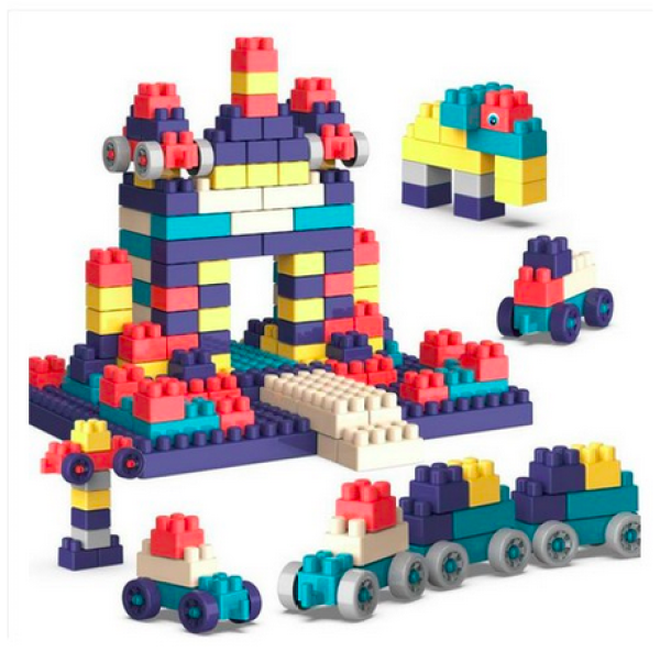 Bộ lego xếp hình 520 chi tiết đồ chơi cho bé lắp ráp, giúp phát triển tư duy, sáng tạo, trí tưởng tượng