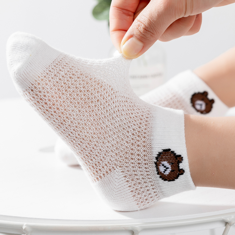5 đôi tất lưới bé trai/ bé gái, tất lưới sơ sinh