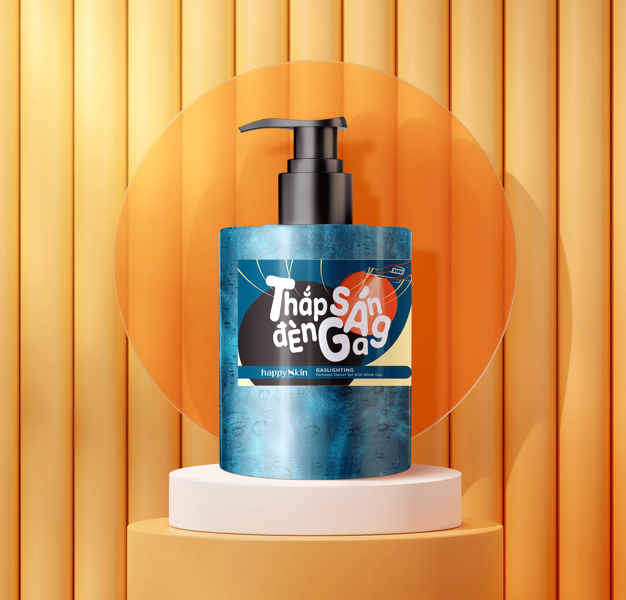 Sữa Tắm Đất Sét Nước Hoa 500ml Emmié by HappySkin